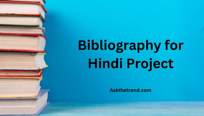 Bibliography for Hindi Project
