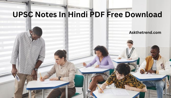 UPSC Notes In Hindi PDF Free Download